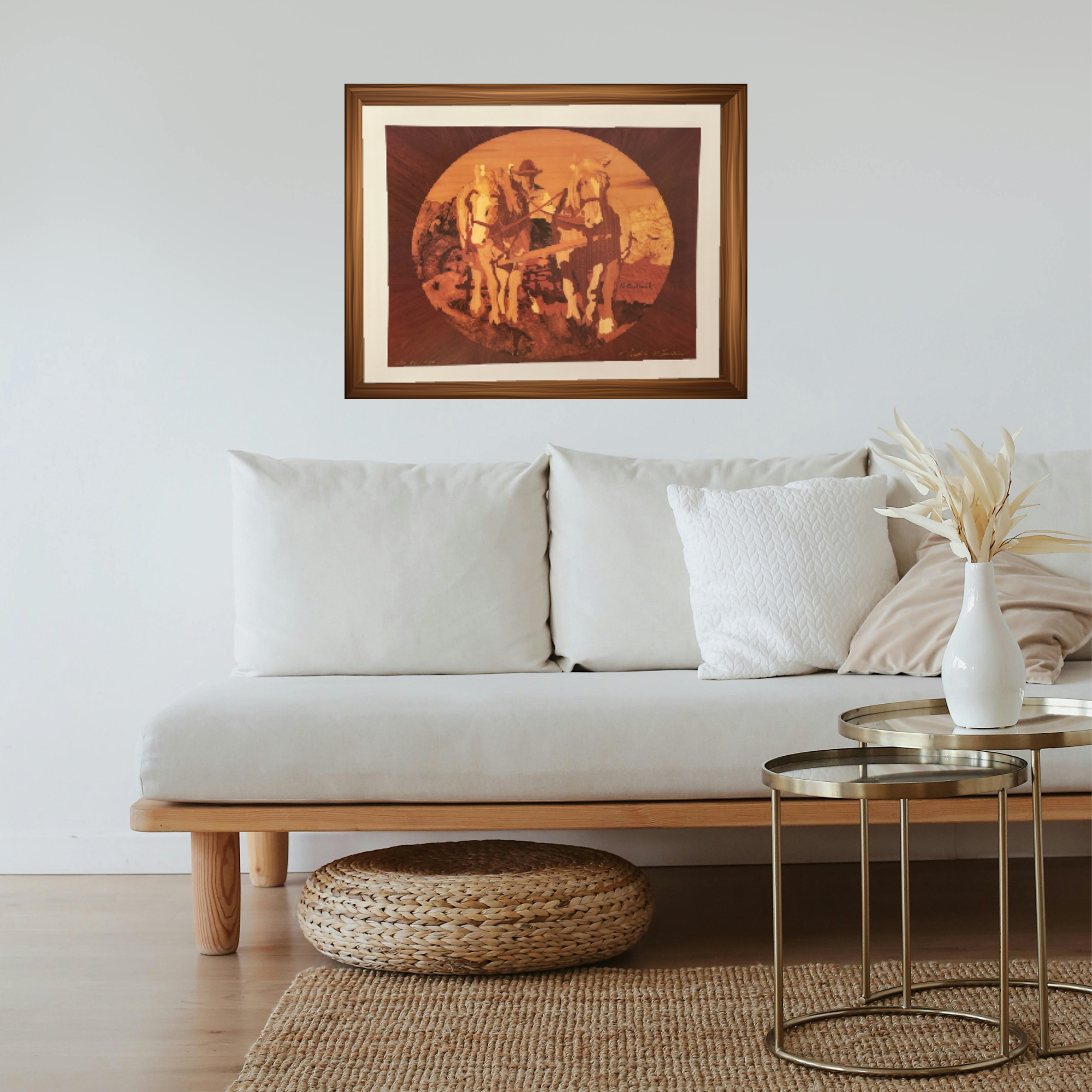 Virgin-Soil-room sample-neldon-bullock-marquetry-art-print