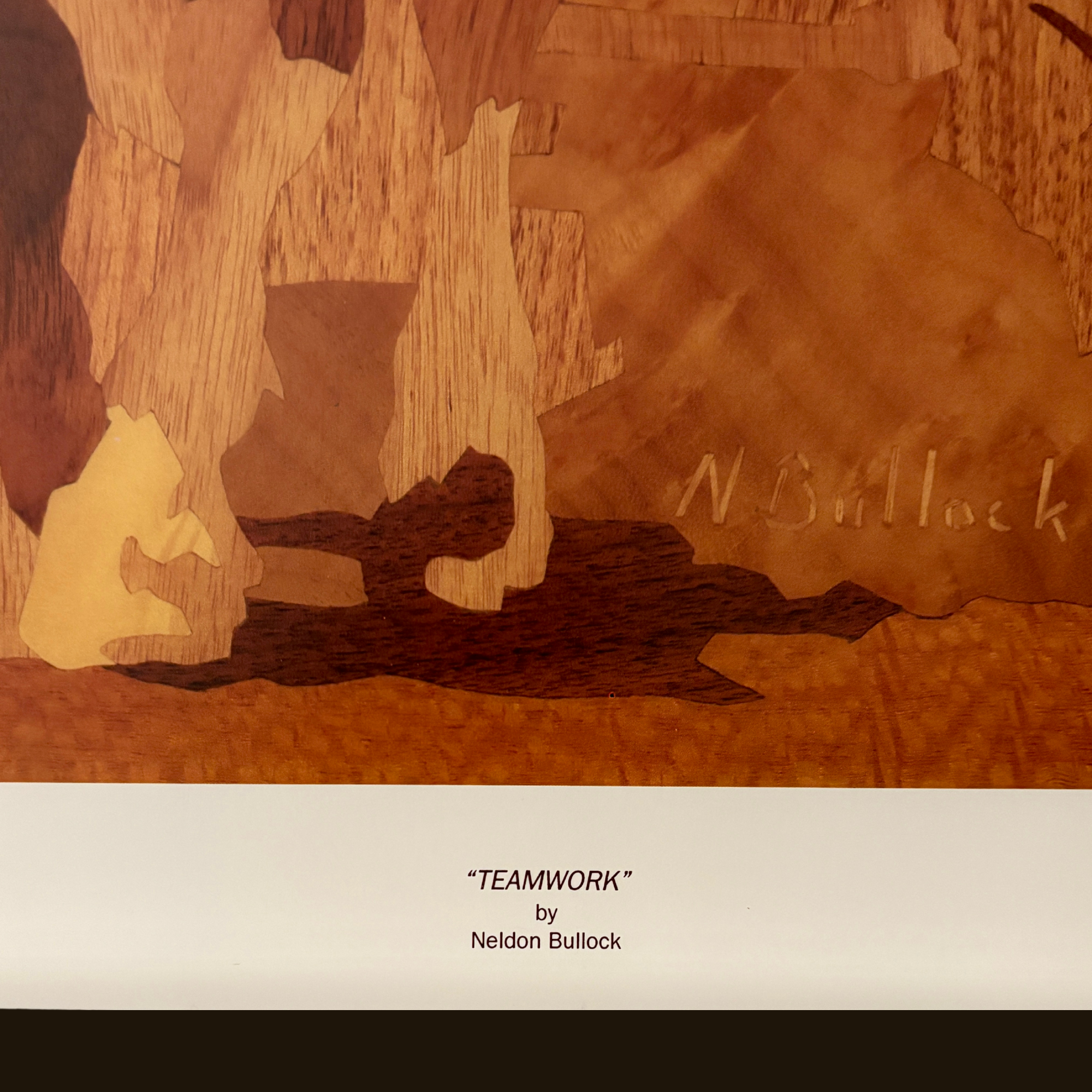 teamwork-title-wood-marquetry-art-neldon-bullock